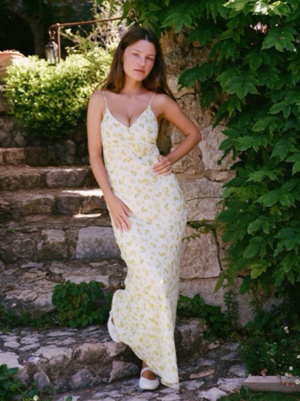 SOLD Realisation Par Eugenie Dress in lemon print